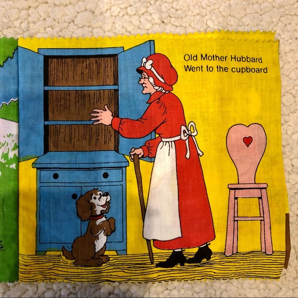 1986 VINTAGE Kids Baby Nursery Cloth Book Play Reading Learning Toy Rand McNally - Picture 3 of 10